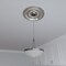 Ekena Millwork Cole PVC Ceiling Medallion (Fits Canopies up to 5 1/8"), Bright Coat Chrome, 19"OD x 3 1/2"ID x 1"P CMP19COBCR - alternate 8